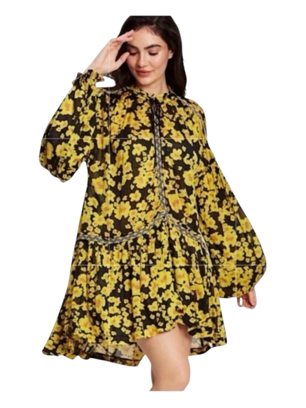 FREE PEOPLE Love Letter Floral Tunic/Mini Dress, Size XS.